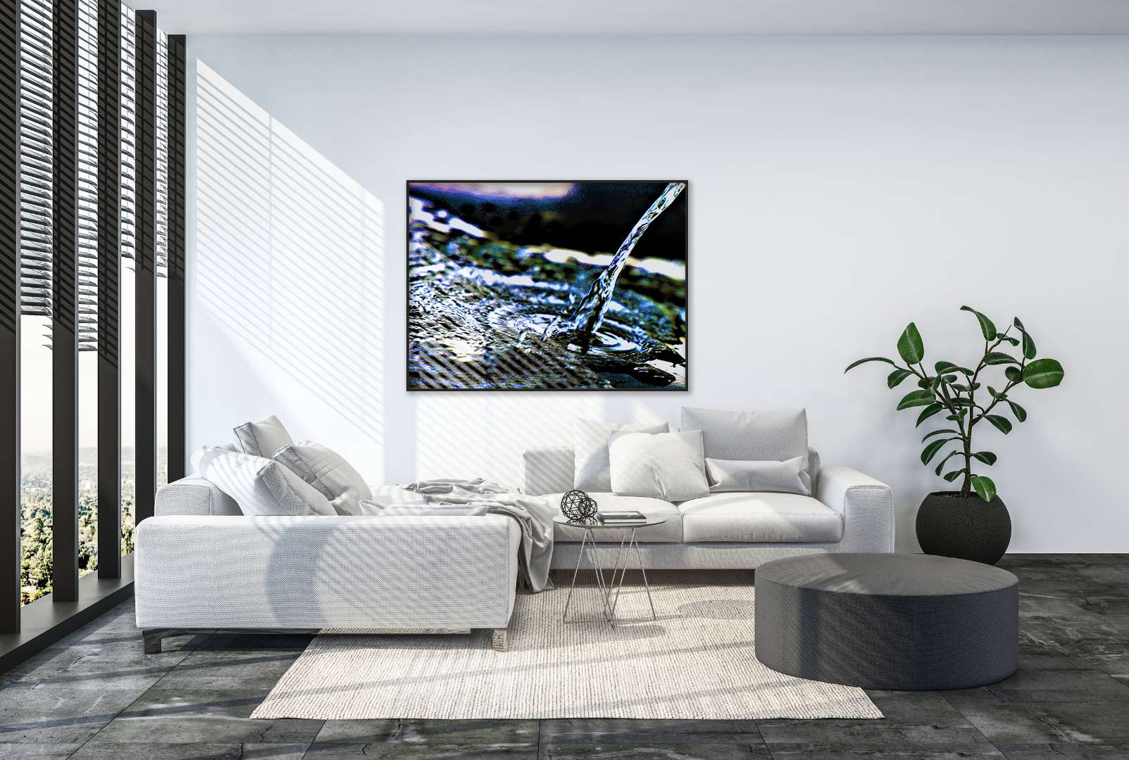 Drop N Run original abstract contextualised office art modern decor photo print by Blair Montague Drake